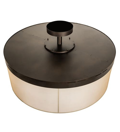 Cilindro Bulle 70" Wide LED Semi-Flush Waterfall Ceiling Fixture