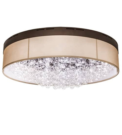 Cilindro Bulle 70" Wide LED Flush Mount Waterfall Ceiling Fixture