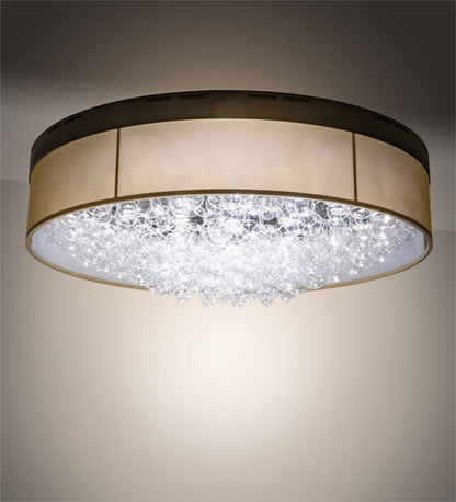 Cilindro Bulle 70" Wide LED Flush Mount Waterfall Ceiling Fixture
