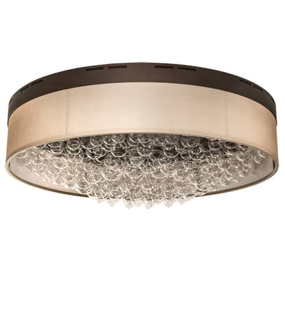 Cilindro Bulle 70" Wide LED Flush Mount Waterfall Ceiling Fixture