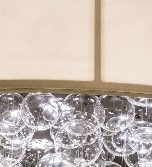 Cilindro Bulle 70" Wide LED Flush Mount Waterfall Ceiling Fixture