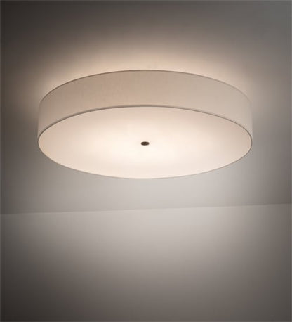 Cilindro 6 Light 36" Wide Semi-Flush Drum Ceiling Fixture - Timeless Bronze Finish
