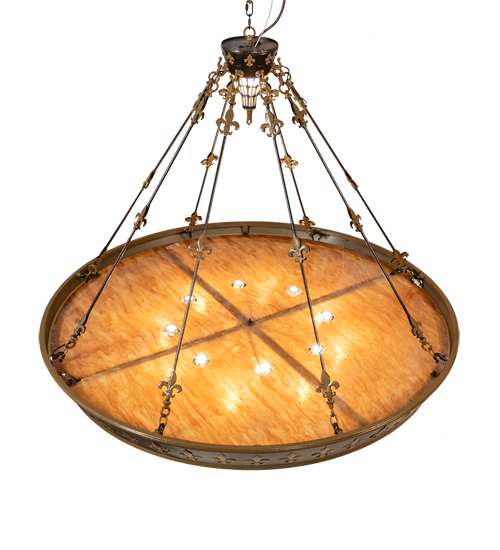 10 Light 62" Wide Pendant