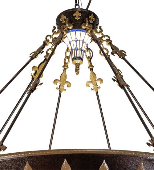 10 Light 62" Wide Pendant