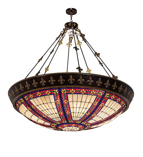 10 Light 62" Wide Pendant