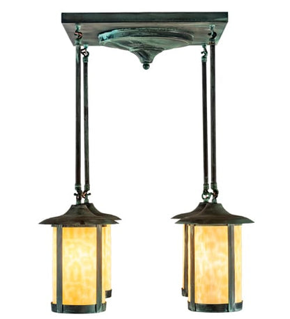 Fulton Prime 4 Light 27" Wide Semi-Flush Ceiling Fixture