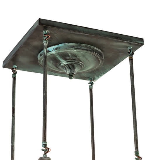 Fulton Prime 4 Light 27" Wide Semi-Flush Ceiling Fixture