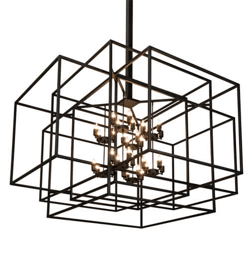 32 Light 102" Wide Taper Candle Pendant