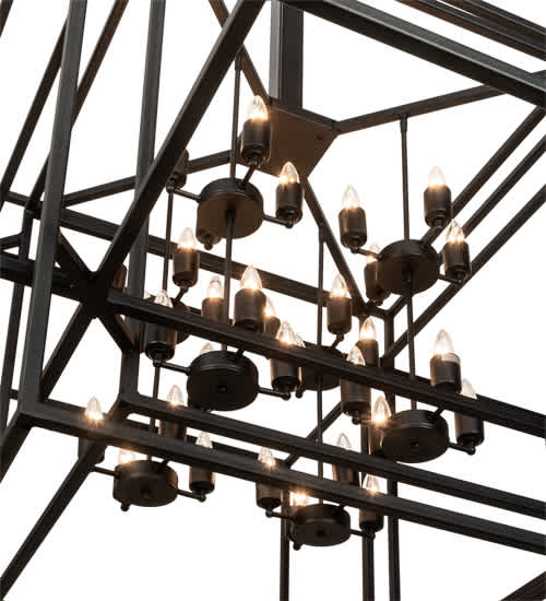 32 Light 102" Wide Taper Candle Pendant