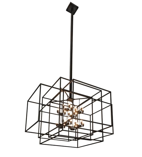 32 Light 102" Wide Taper Candle Pendant