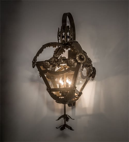 Symone 4 Light 37" Tall Wall Sconce