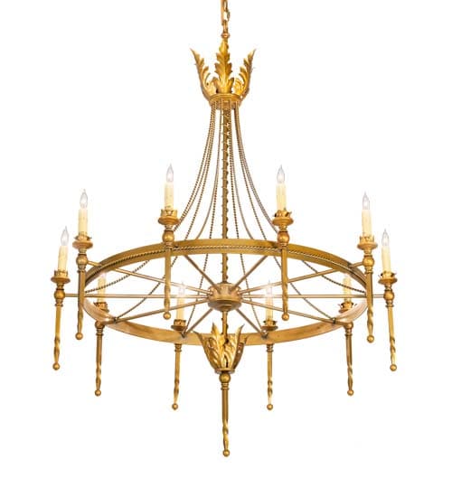 Amaury 10 Light 36" Wide Taper Candle Style Chandelier