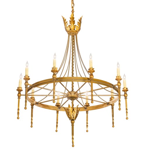 Amaury 10 Light 36" Wide Taper Candle Style Chandelier