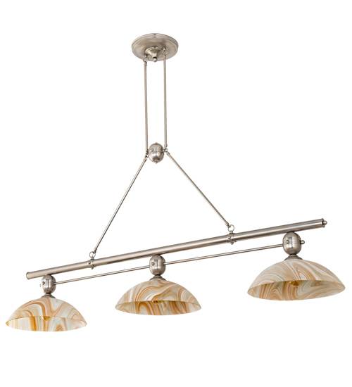 3 Light 70" Wide Linear Pendant
