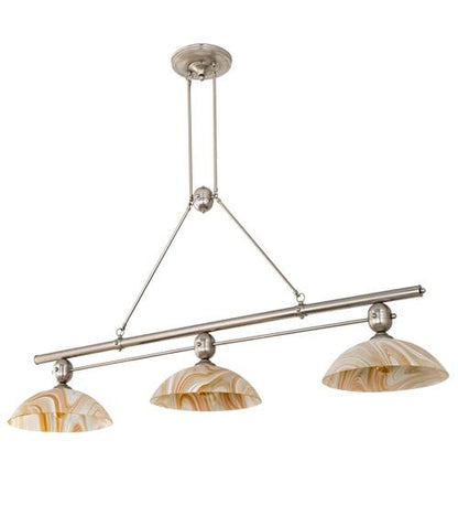 3 Light 70" Wide Linear Pendant