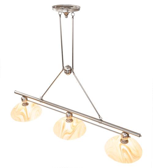 3 Light 70" Wide Linear Pendant