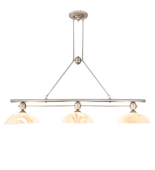 3 Light 70" Wide Linear Pendant