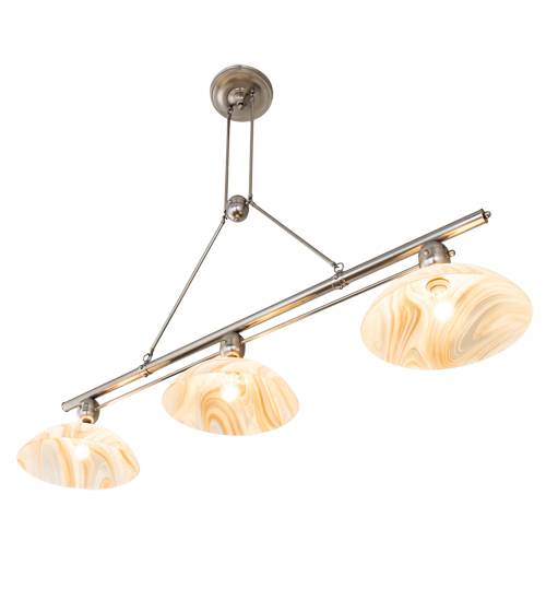 3 Light 70" Wide Linear Pendant
