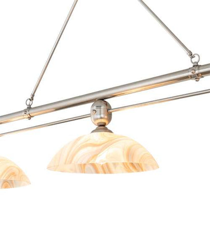 3 Light 70" Wide Linear Pendant