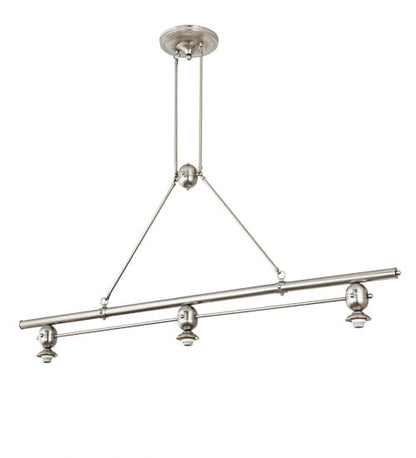 3 Light 70" Wide Linear Pendant