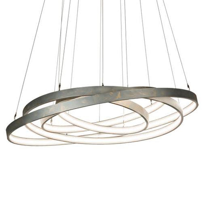 4 Light 48" Wide Suspension Multi Light Pendant
