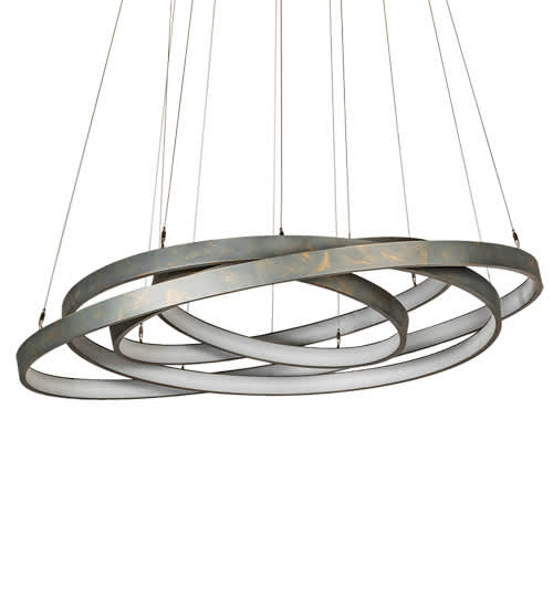 4 Light 48" Wide Suspension Multi Light Pendant