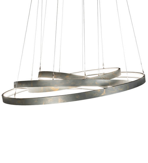 4 Light 48" Wide Suspension Multi Light Pendant