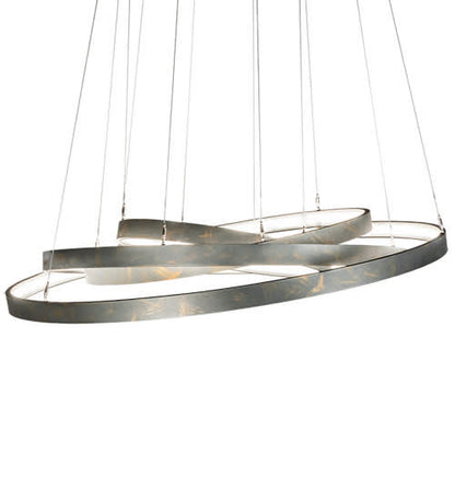 4 Light 48" Wide Suspension Multi Light Pendant