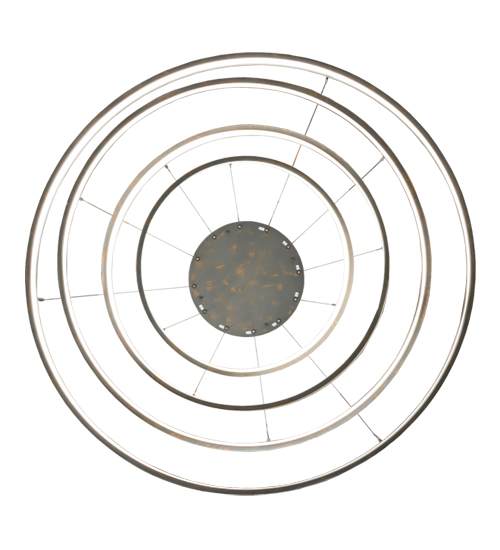 4 Light 48" Wide Suspension Multi Light Pendant