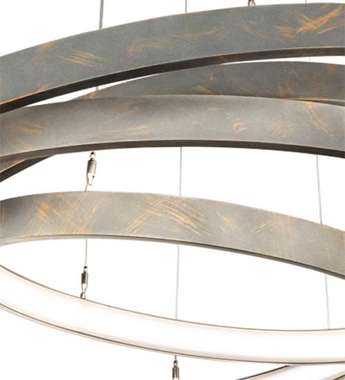4 Light 48" Wide Suspension Multi Light Pendant