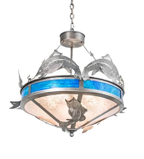 4 Light 27" Wide Abstract Pendant