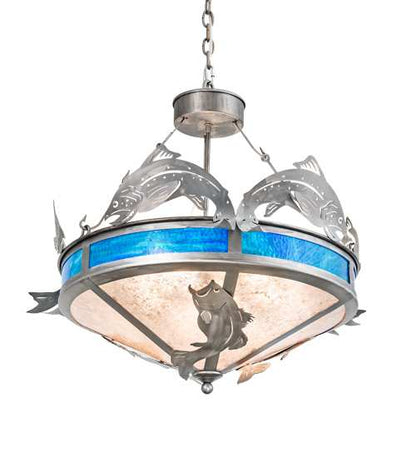 4 Light 27" Wide Abstract Pendant