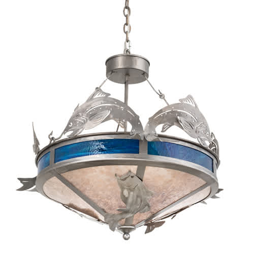 4 Light 27" Wide Abstract Pendant