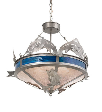 4 Light 27" Wide Abstract Pendant