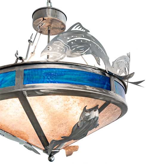 4 Light 27" Wide Abstract Pendant