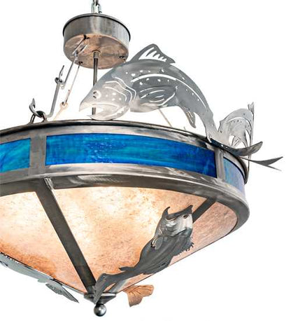 4 Light 27" Wide Abstract Pendant