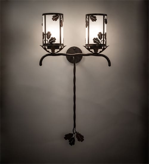 Blue Oak 2 Light 40" Tall Wall Sconce