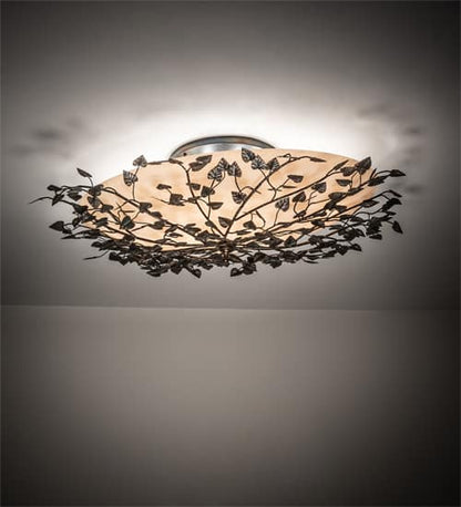 Espe 8 Light 55" Wide Semi-Flush Bowl Ceiling Fixture