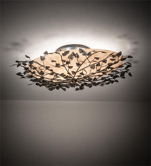 Espe 8 Light 55" Wide Semi-Flush Bowl Ceiling Fixture