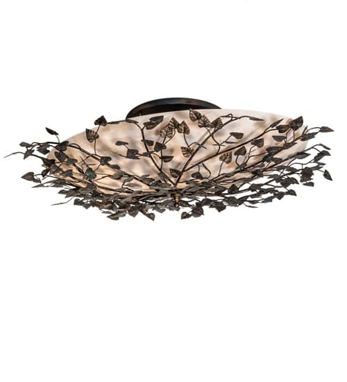 Espe 8 Light 55" Wide Semi-Flush Bowl Ceiling Fixture