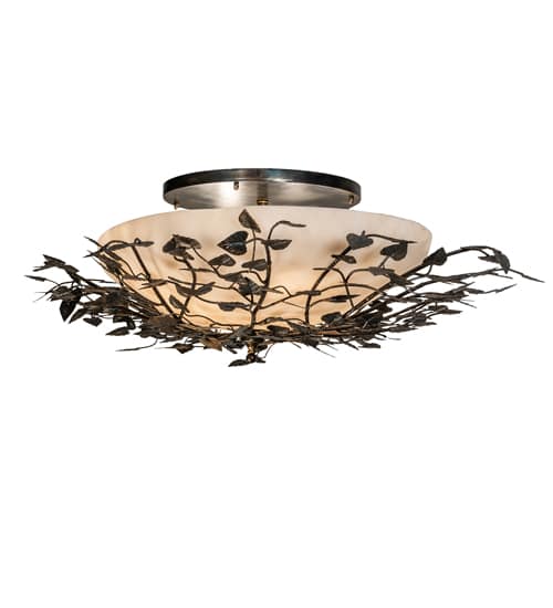Espe 8 Light 55" Wide Semi-Flush Bowl Ceiling Fixture