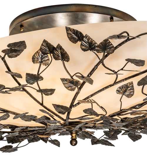 Espe 8 Light 55" Wide Semi-Flush Bowl Ceiling Fixture