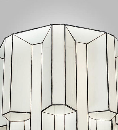 Paramount 24" Wide Flush Mount Waterfall Ceiling Fixture - Antique Iron Gate Finish - GU24 Bulb Base