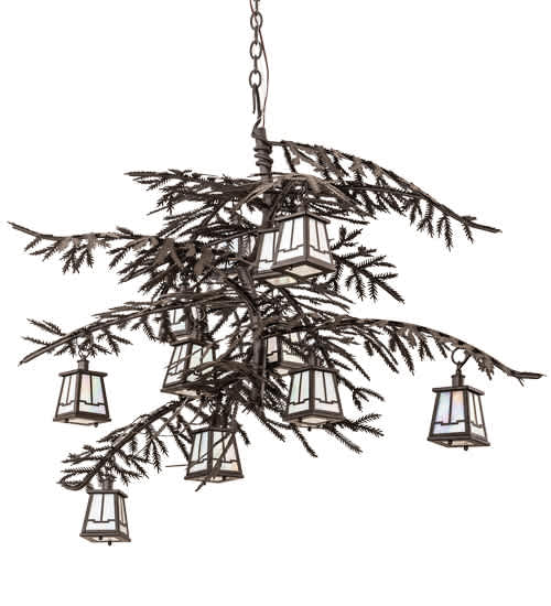 Pine Branch 12 Light 40" Wide Chandelier