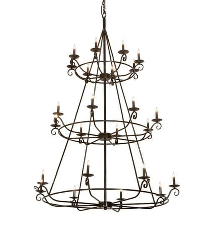 Estrella 24 Light 60" Wide Taper Candle Style Chandelier