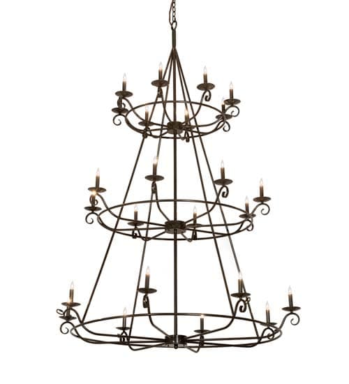 Estrella 24 Light 60" Wide Taper Candle Style Chandelier