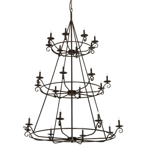 Estrella 24 Light 60" Wide Taper Candle Style Chandelier