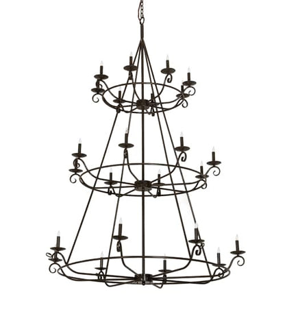 Estrella 24 Light 60" Wide Taper Candle Style Chandelier