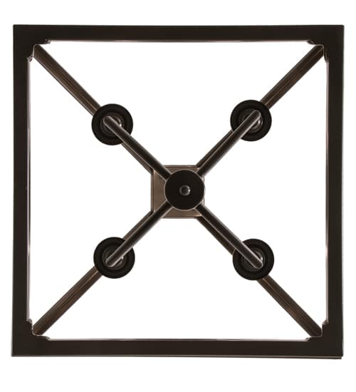 4 Light 34" Wide Taper Candle Pendant