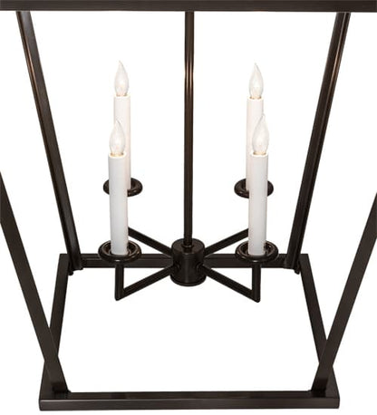 4 Light 34" Wide Taper Candle Pendant